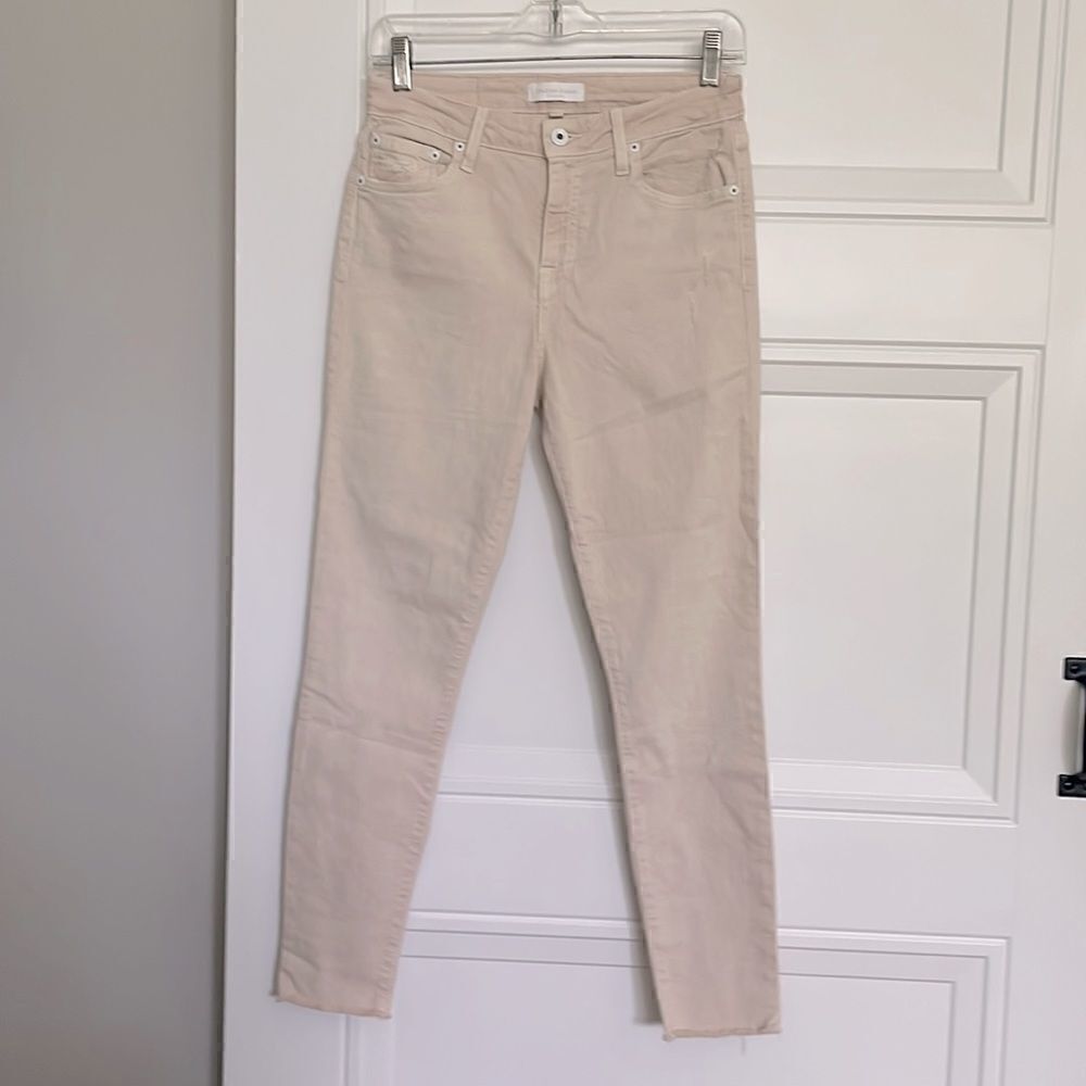 New Jonathan Simkhai Costa Mid-Rise Skinny Crop Jeans